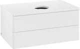 Villeroy & Boch Waschtischunterschrank Antao 800 mm White Matt Lacquer – 2 Auszüge, Push-to-Open, SoftClosing