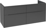 Villeroy & Boch Subway 3.0 Waschtischunterschrank 1272 mm Brilliant White mit 4 Auszügen