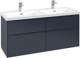 Villeroy & Boch Subway 3.0 Waschtischunterschrank 1272 mm Brilliant White mit 4 Auszügen