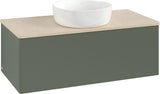 Villeroy & Boch Antao Waschtischunterschrank K31013 1000 mm Anthrazit Matt – 1 Auszug, Push-to-Open