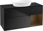schwarz / Mitteldichte Faserplatte (MDF) / FA72G N