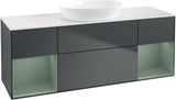 Villeroy & Boch Finion Waschtischunterschrank GD01GF 1600 mm Glossy White Lacquer mit Beleuchtung