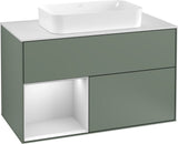 Villeroy & Boch Waschtischunterschrank Finion G241GF Glossy White Lacquer 1000 mm mit Beleuchtung