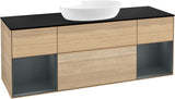 Villeroy & Boch Finion Waschtischunterschrank 1600 mm Glossy White Lacquer mit Beleuchtung