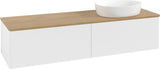 Villeroy & Boch Antao Waschtischunterschrank 1600 mm, 2 Auszüge, White Matt Lacquer, mit Beleuchtung
