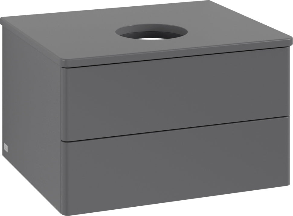 Villeroy & Boch Waschtischunterschrank Antao L18010 600x360x500mm Anthracite Matt Lacquer