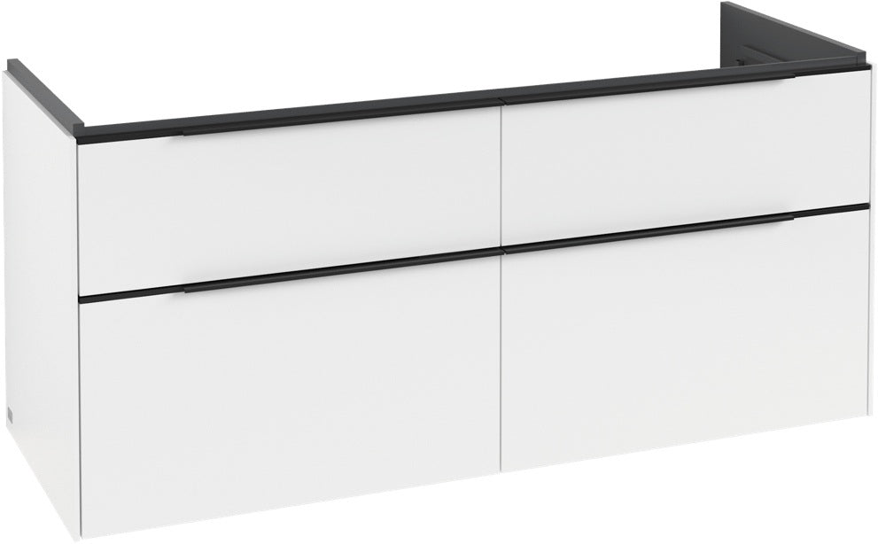 Villeroy & Boch Waschtischunterschrank Subway 3.0 C 602L0, 1272 mm, Brilliant White, mit LED-Beleuchtung