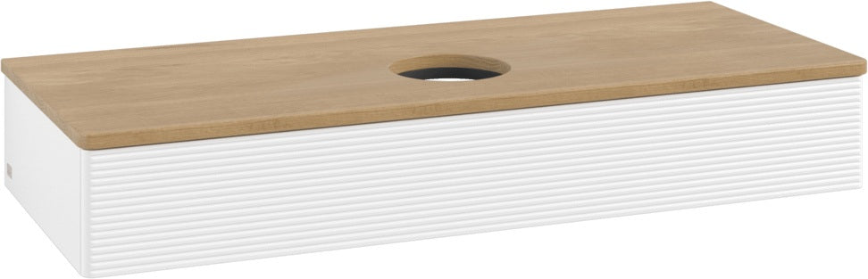 Villeroy & Boch Antao Waschbeckenunterschrank 1200 mm White Matt Lacquer – 1 Auszug, SoftClosing, Push-to-open