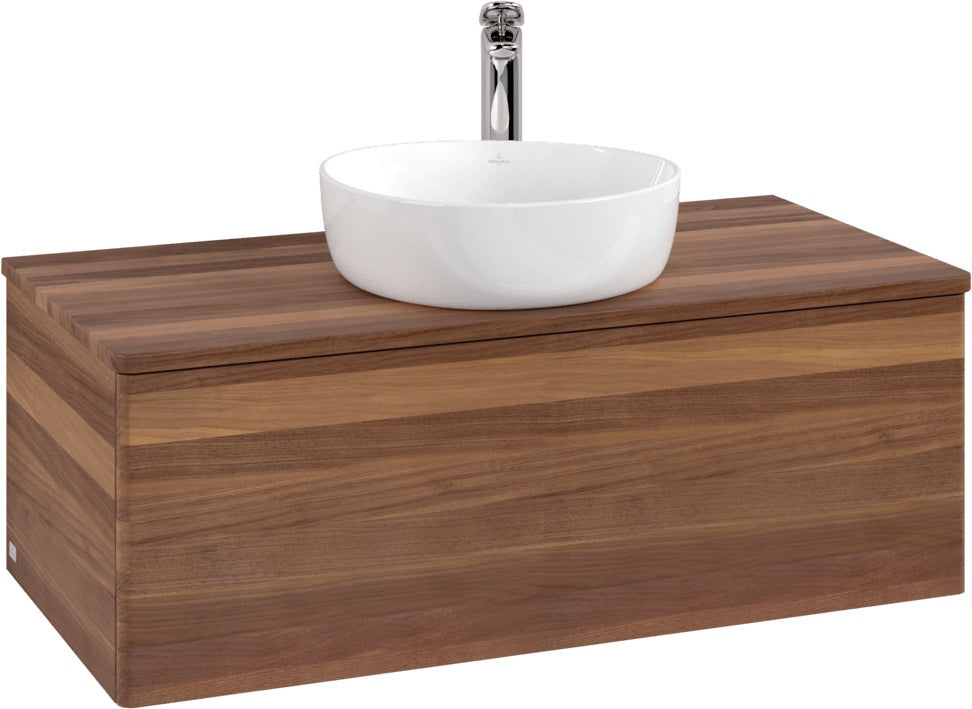 Villeroy & Boch Waschtischunterschrank Antao L31050 1000 mm Anthrazit Matt Lack mit LED-Beleuchtung