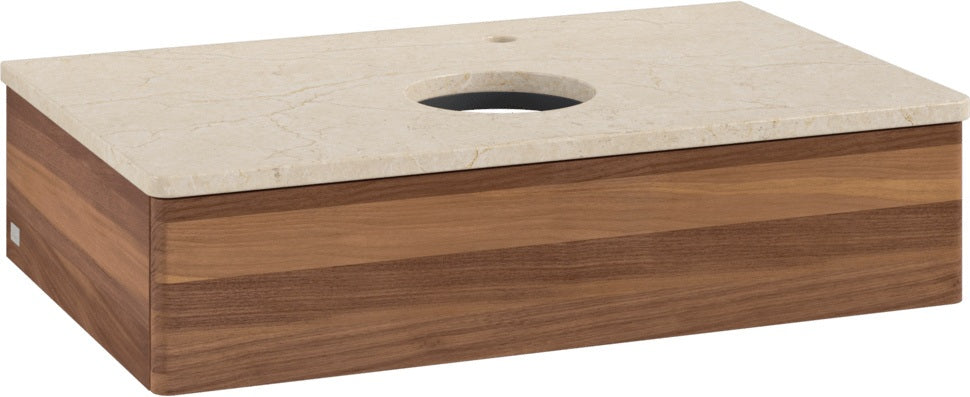 Villeroy & Boch Antao Waschbeckenunterschrank 800 mm Warm Walnut mit LED