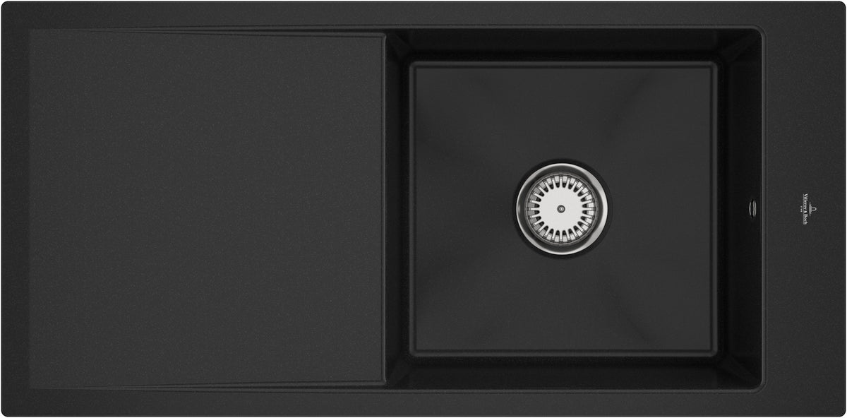 Villeroy & Boch Timeline 60 Flat Einbauspüle Graphite CeramicPlus 965x475 mm