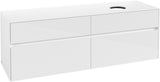 Villeroy & Boch Waschbeckenunterschrank Collaro C05100 1600 mm Glossy White mit 4 Auszügen
