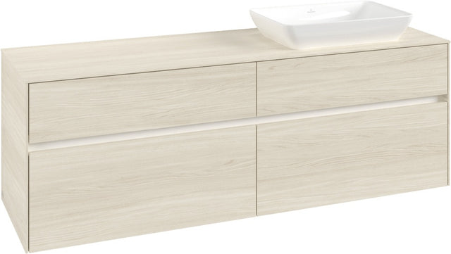 Villeroy & Boch Waschtischunterschrank Collaro C122 B0 1600 mm White Oak mit Beleuchtung