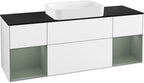 weiß / Mitteldichte Faserplatte (MDF) / G742G M 1600x603x501mm Glossy White
