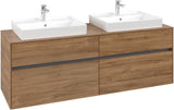 Villeroy & Boch Waschtischunterschrank Collaro C024 Kansas Oak 1600 mm mit 4 Auszügen und SoftClosing