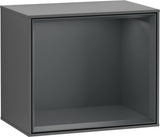 Villeroy & Boch Regalmodul Finion F58 – Anthrazit Matt, mit LED-Beleuchtung & Fernbedienung