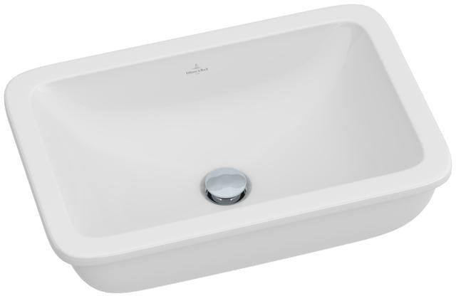 Villeroy & Boch Loop & Friends Unterbauwaschtisch 540x340 mm Rechteckig Weiß Alpin