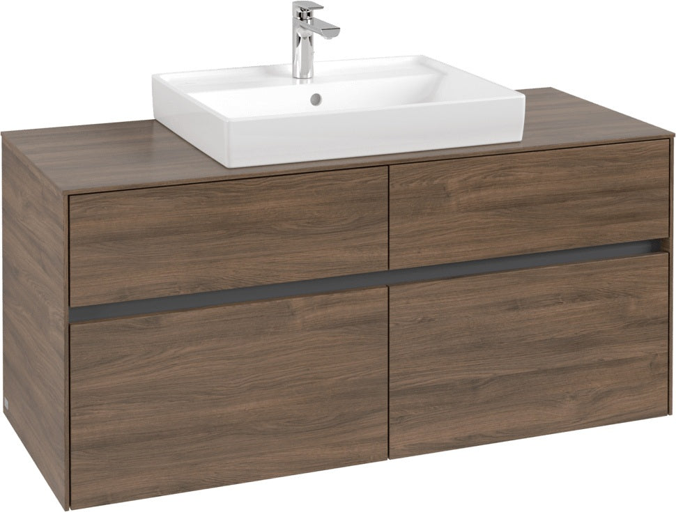 Villeroy & Boch Waschtischunterschrank Collaro C081 1200 mm Arizona Oak mit SoftClosing