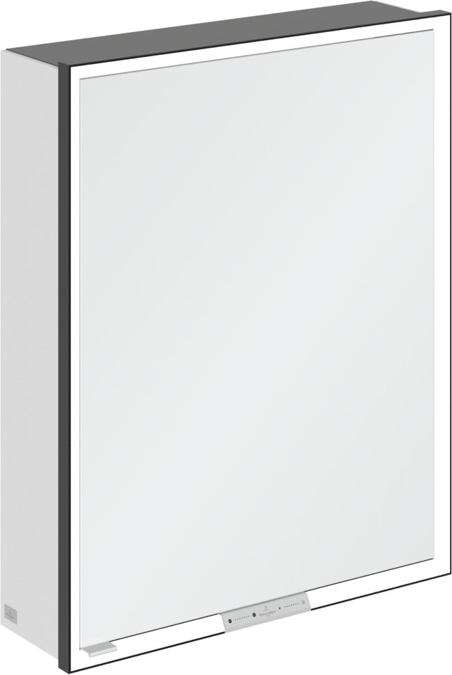 Villeroy & Boch Spiegelschrank My View+ B48110 1000 mm Graphite mit LED-Beleuchtung und SoftClosing