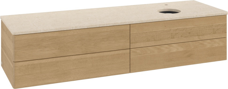 Villeroy & Boch Waschbeckenunterschrank Antao K27053 1600 mm Warm Walnut mit 4 Auszügen