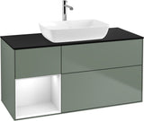 Villeroy & Boch Finion Waschtischunterschrank 1200 mm Glossy White Lacquer mit Beleuchtung