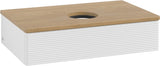 Villeroy & Boch Waschtischunterschrank Antao L08111 800 mm Glossy White mit LED-Auszugsbeleuchtung