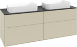 Villeroy & Boch Finion Waschtischunterschrank 1600 mm Glossy White Lacquer, 4 Auszüge, SoftClosing