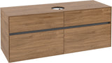 Villeroy & Boch Waschtischunterschrank Collaro C045 Kansas Oak 1400 mm mit 4 Auszügen