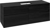 Villeroy & Boch Waschtischunterschrank Collaro C131 B0 1400 mm Black Oak mit Beleuchtung