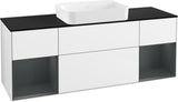 Villeroy & Boch Finion Waschbeckenunterschrank 1600 mm Glossy White Lacquer mit Beleuchtung