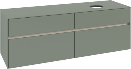 Villeroy & Boch Waschtischunterschrank Collaro C051 B0 1600 mm White Oak mit Beleuchtung und SoftClosing
