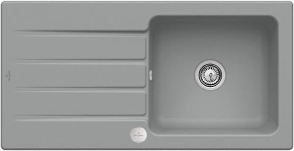 Villeroy & Boch Architectura 60 Einbauspüle 1000x510mm Ebony CeramicPlus reversibel