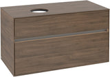 Villeroy & Boch Waschtischunterschrank Collaro C039 B0 1000 mm Arizona Oak mit Beleuchtung
