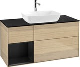 Villeroy & Boch Finion Waschtischunterschrank 1200 mm Glossy White Lacquer mit Beleuchtung