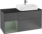 Villeroy & Boch Finion Waschbeckenunterschrank 1200 mm Glossy White Lacquer mit Beleuchtung