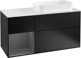 Villeroy & Boch Finion Waschbeckenunterschrank 1200 mm Glossy White Lacquer mit LED-Beleuchtung