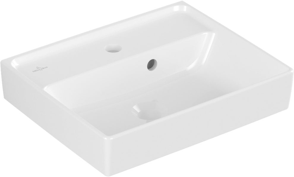 Villeroy & Boch Handwaschbecken Collaro 450x370mm Rechteck Weiß Alpin TitanCeram