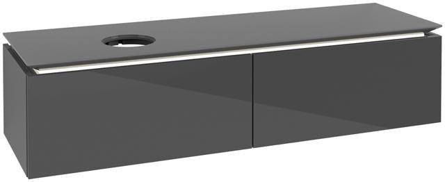 Villeroy & Boch Legato Waschbeckenunterschrank 1600 mm Glossy White mit LED-Beleuchtung