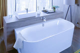 Villeroy & Boch Vorwand-Badewanne Oberon 2.0 1800x800mm Weiß Alpin aus Quaryl