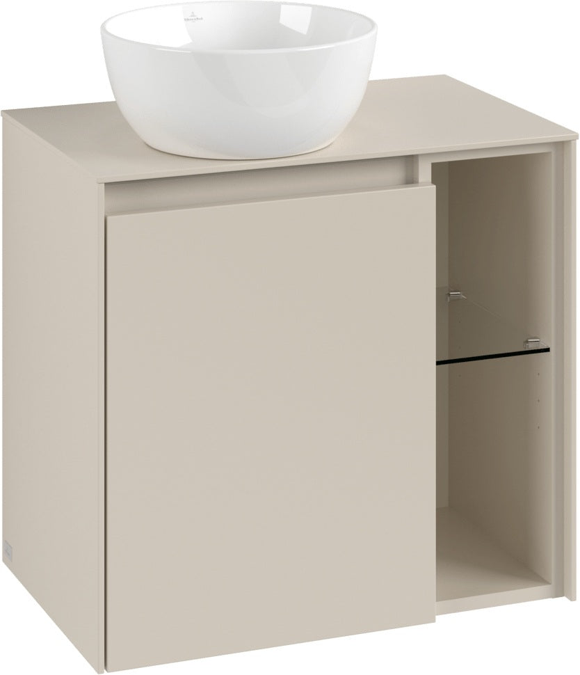 Villeroy & Boch Waschbeckenunterschrank Collaro C151 B0 600x548x380mm White Oak mit Beleuchtung