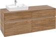Villeroy & Boch Waschtischunterschrank Collaro C074 B0 1400 mm Kansas Oak mit Beleuchtung