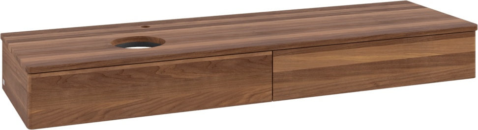 Villeroy & Boch Waschbeckenunterschrank Antao K15051 1600 mm Warm Walnut mit 2 Auszügen