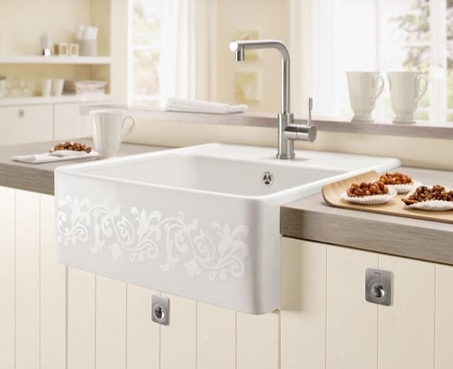 Villeroy & Boch Küchenarmatur Modern Steel 966801 – Edelstahl massiv, 360° schwenkbar