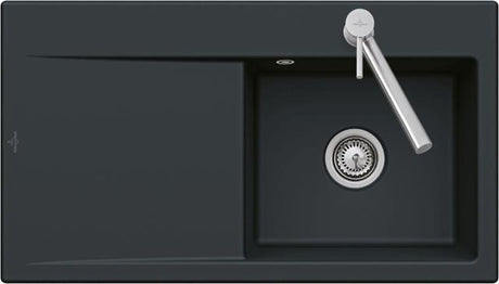 Villeroy & Boch Subway Style 45 Einbauspüle 780x510mm Rechteck Stone CeramicPlus