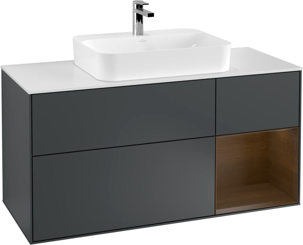 Villeroy & Boch Waschtischunterschrank Finion F421G 1200 mm Glossy White Lacquer