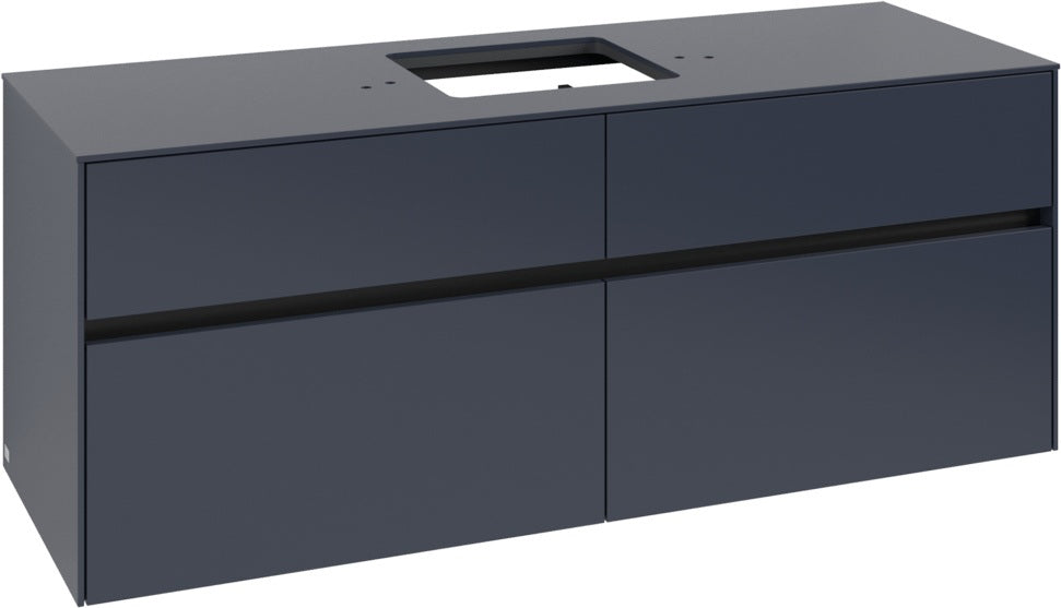 Villeroy & Boch Waschtischunterschrank Collaro C131 B0 1400 mm White Oak mit Beleuchtung und SoftClosing