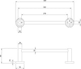 Villeroy & Boch Handtuchhalter Elements - Tender TVA1 51002000 654 mm Chrom