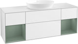 Villeroy & Boch Finion Waschtischunterschrank GD01GF 1600 mm Glossy White Lacquer mit Beleuchtung