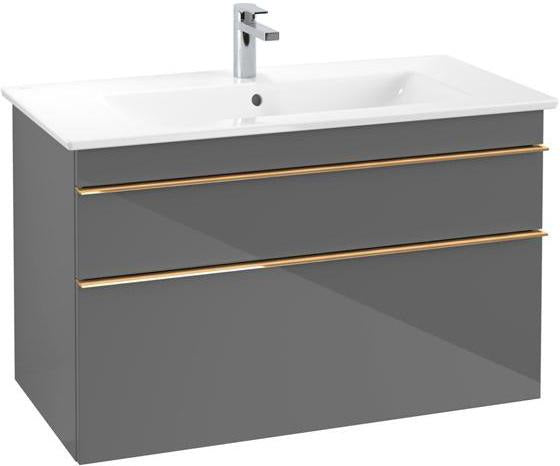 Villeroy & Boch Waschtischunterschrank VENTICELLO 953 mm Santana Oak mit 2 Auszügen und Glasabtrennungen