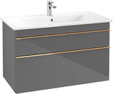 Villeroy & Boch Waschtischunterschrank VENTICELLO 953 mm Santana Oak mit 2 Auszügen und Glasabtrennungen